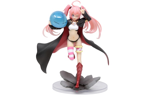 Bandai Ichibansho Esa Vez Me Reencarné Como Un Slime Milim Figura de Acción del Festival de la Cosecha Rosa y Negro
