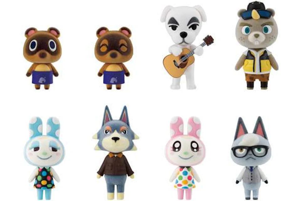 Bandai Japan Animal Crossing Tomodachi Doll Vol 2 Villager Collection Box of 8 Mini Figures