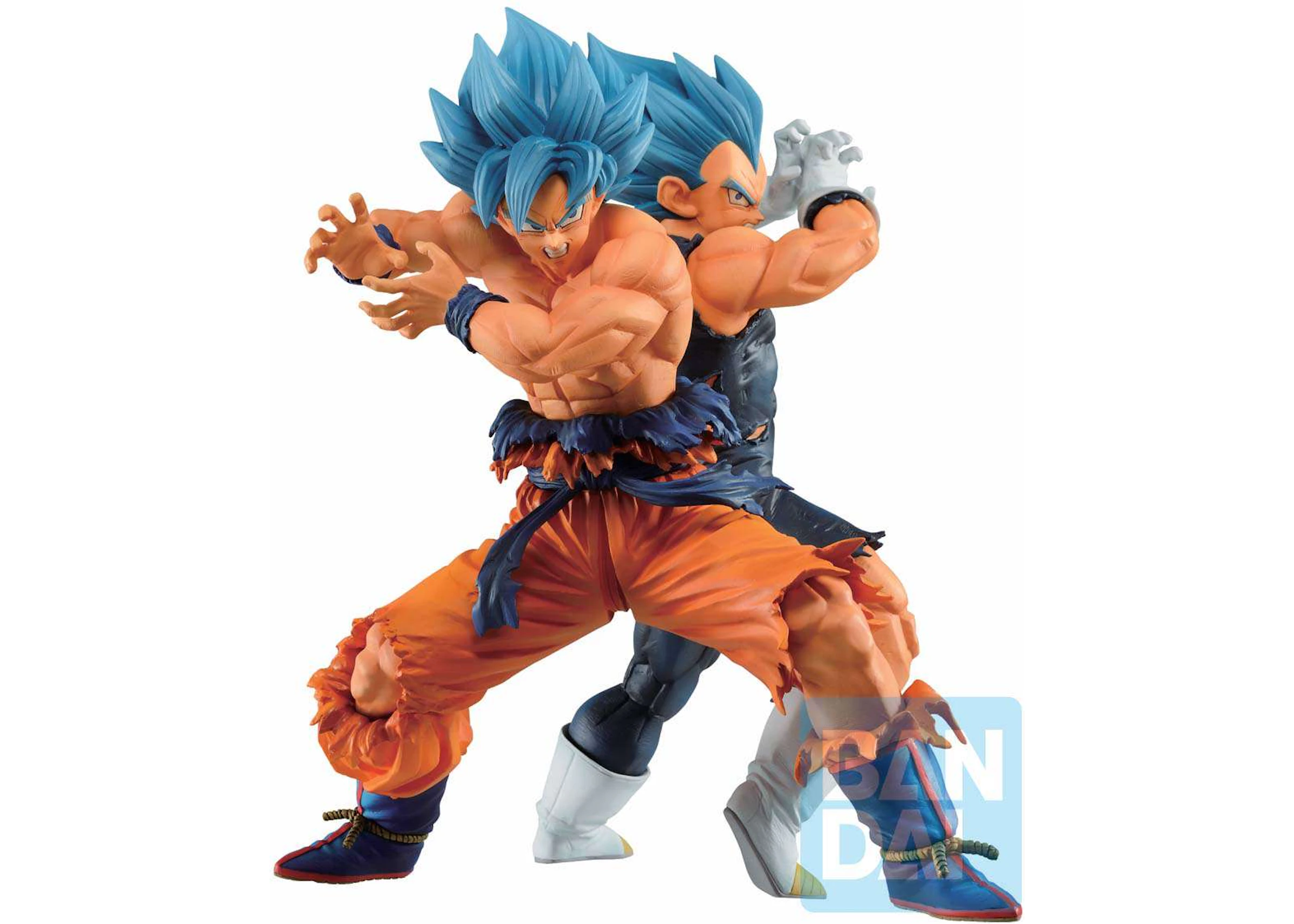 Almacén Desear Asombro Bandai Japan Dragon Ball Ichiban Son Goku & Vegeta SSGSS Vs Omnibus Super  Collectible PVC Figure - ES