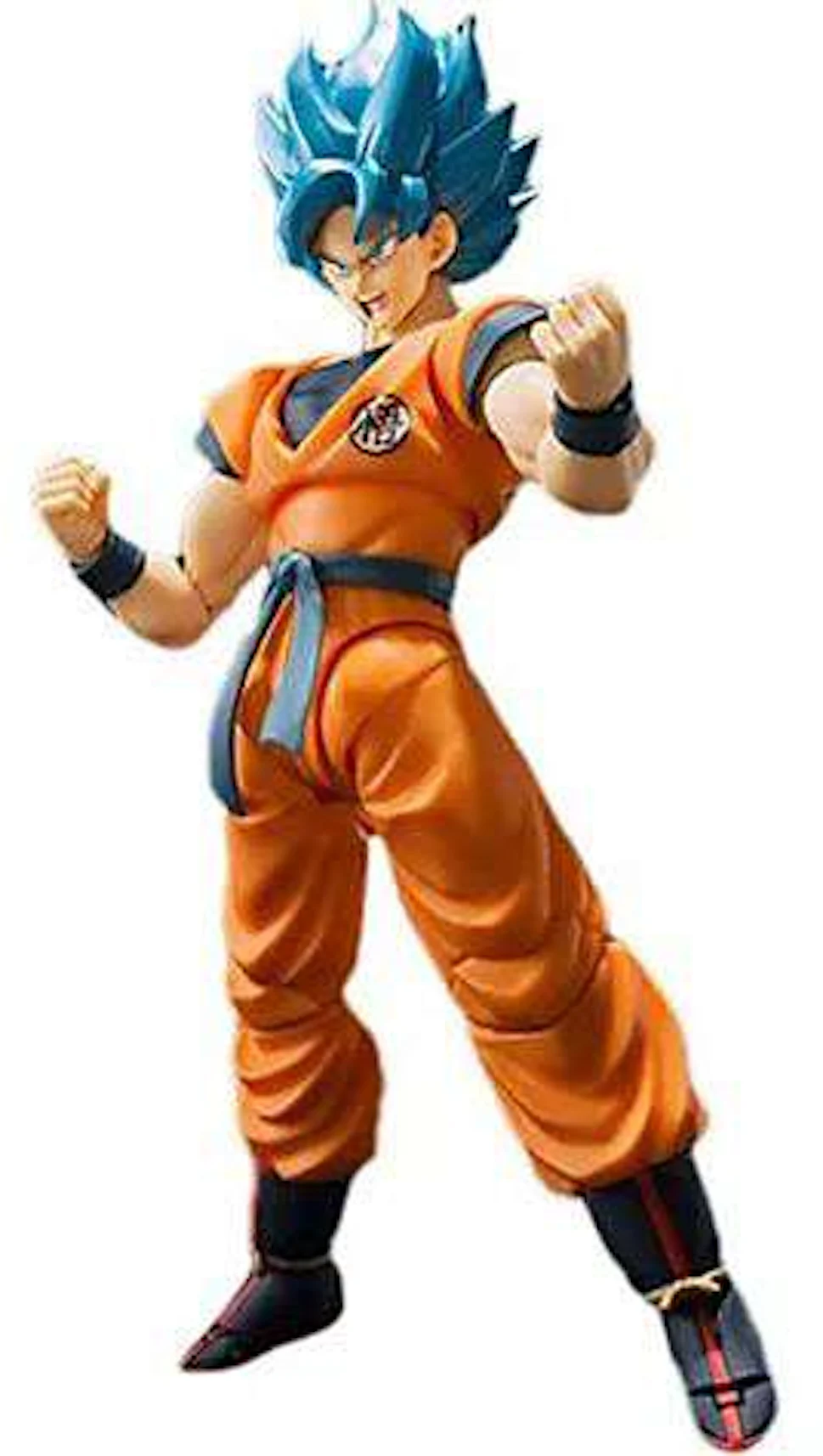 Bandai Japan Dragon Ball S.H. Figuarts Super Saiyan Blue Goku Super Saiyan  God Super Saiyan Action Figure - US