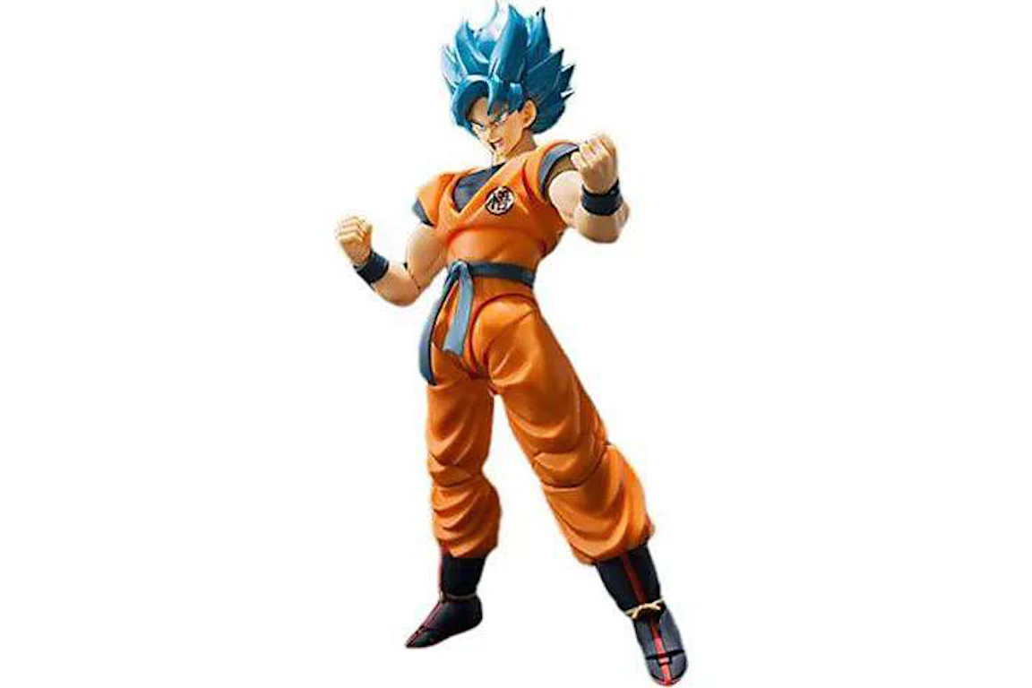 Bandai Japan Dragon Ball S.H. Figuarts Super Saiyan Blue Goku Super Saiyan God Super Saiyan Action Figure