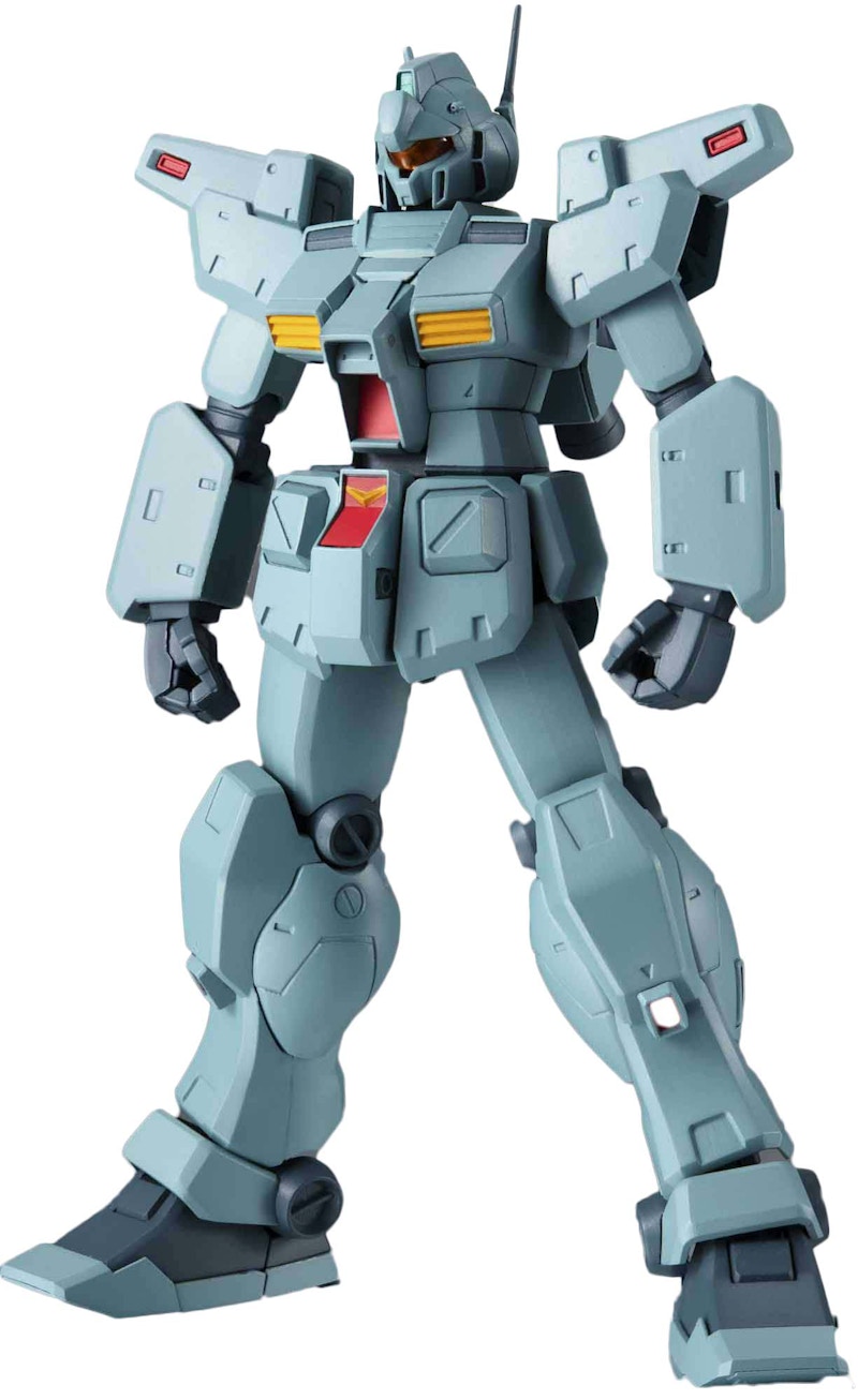 Bandai The Robot Spirits Mobile Suit Gundam The 08Th Ms Team Side Ms Rgm-79(G) GM Ground Type Ver. A.N.I.M.E. Figure Tan