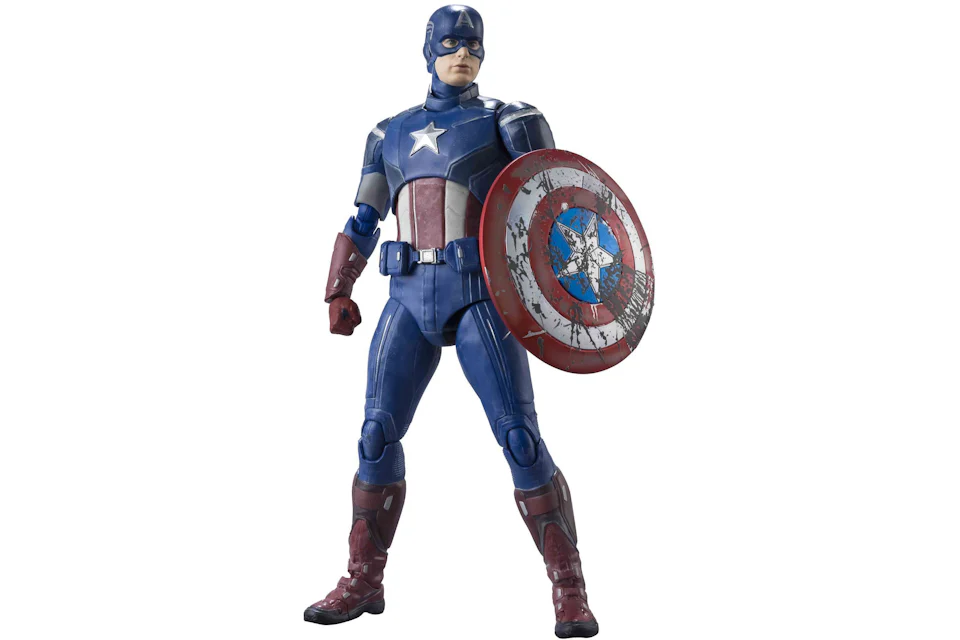 Bandai Japan Marvel S.H. Figuarts Captain America Avengers Assemble Action Figure