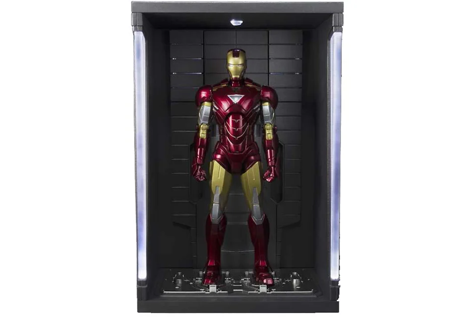 Bandai Japan Marvel S.H. Figuarts Iron Man Mark VI & Hall Of Armor Set Action Figure