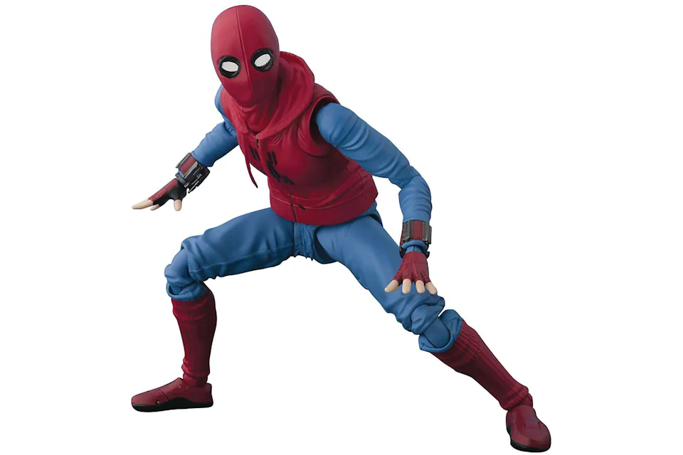Bandai Japan Marvel S.H. Figuarts Spider-Man Homemade Costume Tamashii Option Act Wall Action Figure