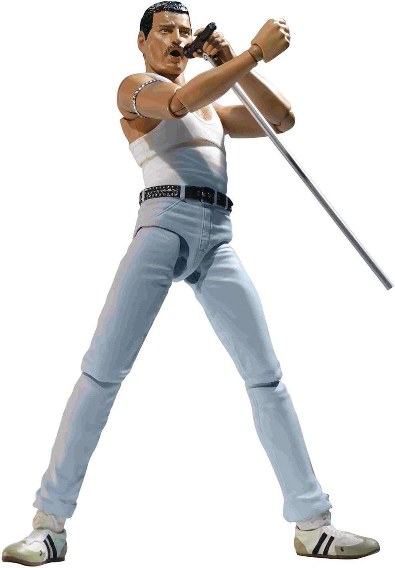 Bandai Japan Music S.H. Figuarts Freddie Mercury Action Figure - US