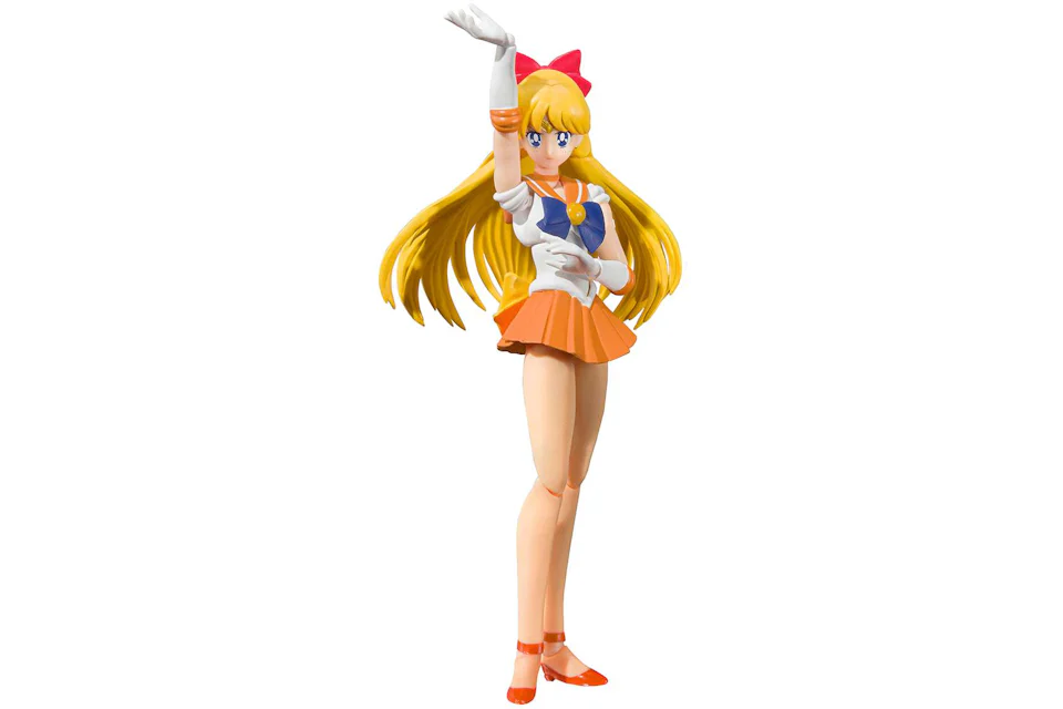 Bandai Japan Sailor Moon S.H. Figuarts Sailor Venus Animation Color Edition Action Figure