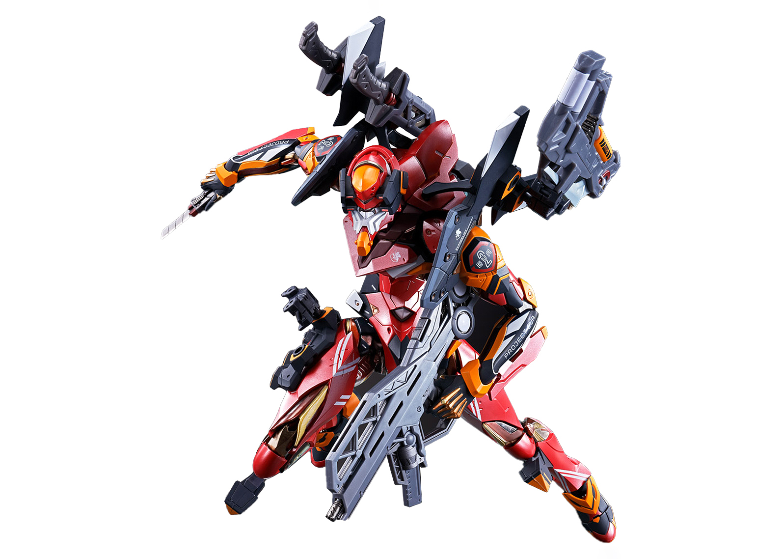 Bandai Metal Build Evangelion EVA-02 Production Model Action Figure Red