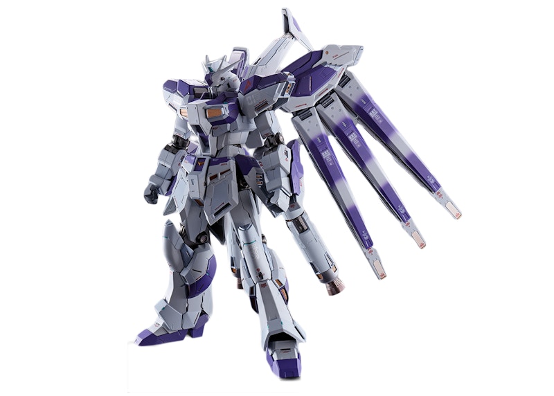 Bandai Metal Build Hi-v Gundam Char's Counterattack Action Figures Purple