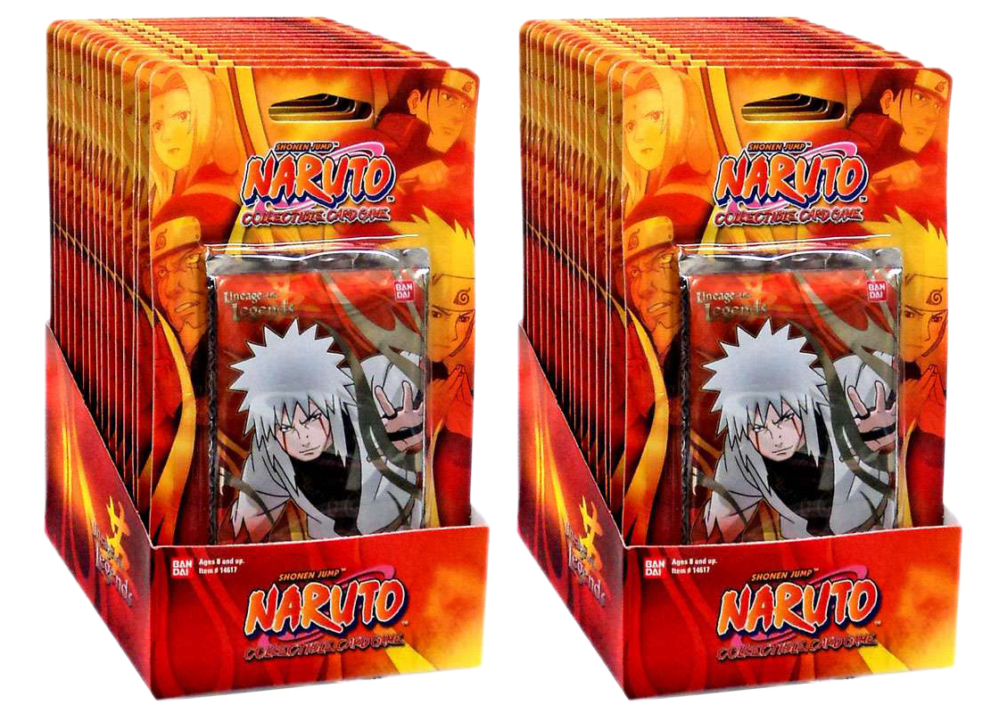 Bandai Naruto Card Game Lineage of the Legends Booster Pack Box 2x 