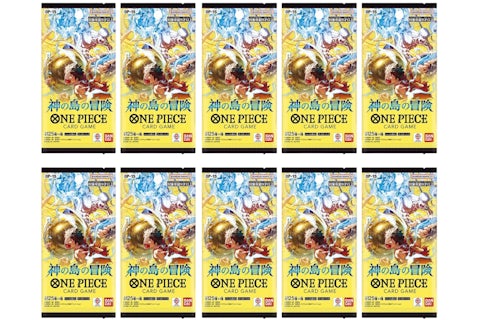 Bandai One Piece Adventure on KAMI's Island (OP-15) (Japanese) Booster Pack 10x Lot - US Bandai One Piece Adventure on KAMI's Island (OP-15) (Japanese) Booster Pack 10x Lot - US