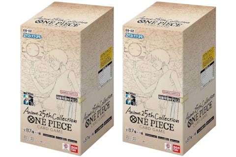 Bandai One Piece Anime 25th Collection (EB-02) Extra Booster Box 2x Lot - US Bandai One Piece Anime 25th Collection (EB-02) Extra Booster Box 2x Lot - US