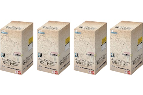 Bandai One Piece Anime 25th Collection (EB-02) Extra Booster Box 4x Lot - US Bandai One Piece Anime 25th Collection (EB-02) Extra Booster Box 4x Lot - US