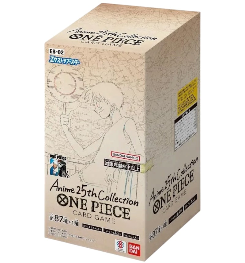 Bandai One Piece Anime 25th Collection (EB-02) Extra Booster Box - US Bandai One Piece Anime 25th Collection (EB-02) Extra Booster Box - US