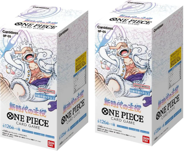 Bandai One Piece Card Game Awakening of New Era Booster Box (OP-05)  Japanese 2x Lot - US