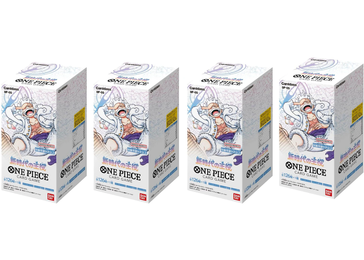 Bandai One Piece Card Game Awakening of the New Era Booster Box (OP-05) Japanese 4x Lot - US Bandai One Piece Card Game Awakening of the New Era Booster Box (OP-05) Japanese 4x Lot - US