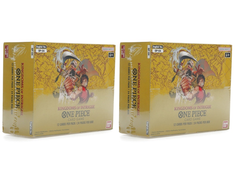 Bandai One Piece Card Game Kingdom of Intrigue Booster Box (OP-04