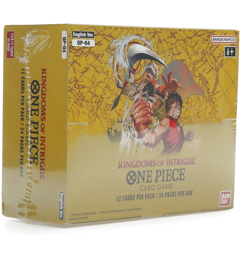 Bandai One Piece Card Game Kingdom of Intrigue Booster Box (OP-04) - US Bandai One Piece Card Game Kingdom of Intrigue Booster Box (OP-04) - US
