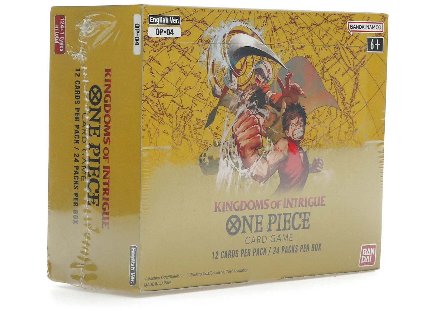 Bandai One Piece Card Game Kingdom of Intrigue Booster Box (OP-04) - US Bandai One Piece Card Game Kingdom of Intrigue Booster Box (OP-04) - US