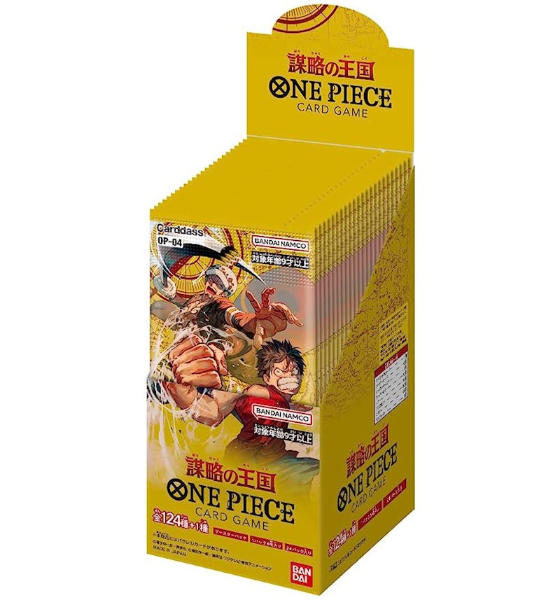 Bandai One Piece Card Game Kingdoms of Intrigue Booster Box (OP-04) (Japanese) - US Bandai One Piece Card Game Kingdoms of Intrigue Booster Box (OP-04) (Japanese) - US