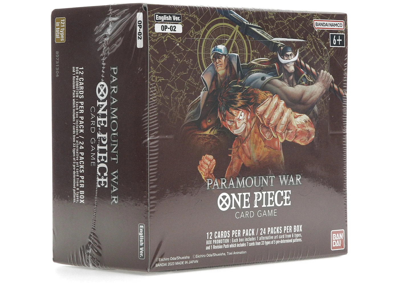 Bandai One Piece Card Game Paramount War Booster Box (OP-02) (English) - US Bandai One Piece Card Game Paramount War Booster Box (OP-02) (English) - US