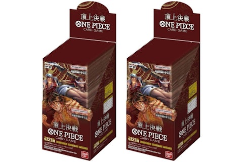 Bandai One Piece Card Game Paramount War Carddass Booster Box (OP-02) (Japanese) 2x Lot - GB Bandai One Piece Card Game Paramount War Carddass Booster Box (OP-02) (Japanese) 2x Lot - GB