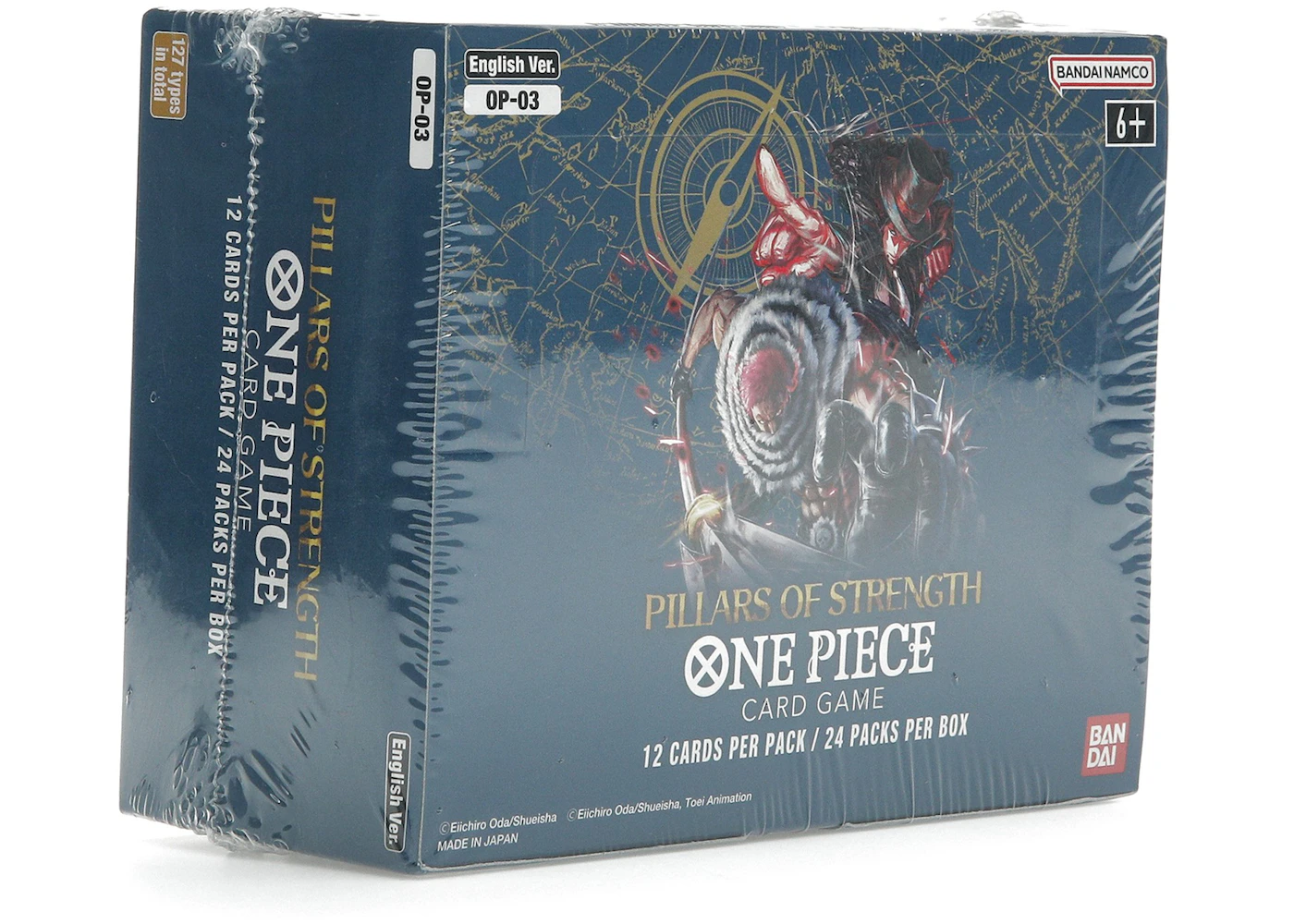 Bandai One Piece Card Game Pillars of Strength Booster Box (OP-03) (English) - US Bandai One Piece Card Game Pillars of Strength Booster Box (OP-03) (English) - US