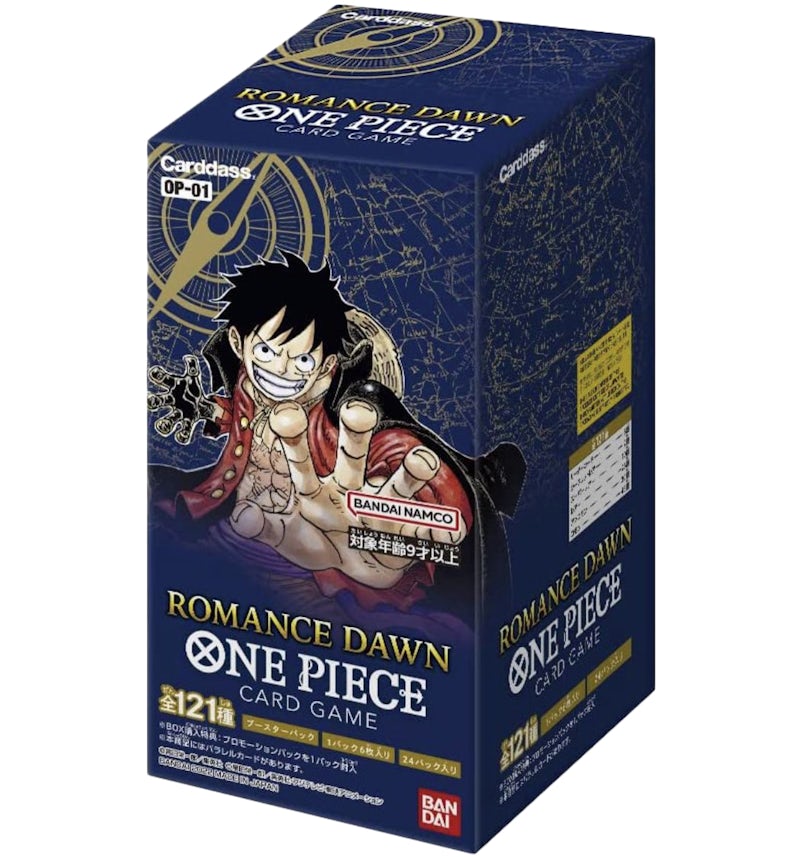 Bandai One Piece Card Game Romance Dawn Carddass Booster Box (OP-01) (Japanese) - US Bandai One Piece Card Game Romance Dawn Carddass Booster Box (OP-01) (Japanese) - US