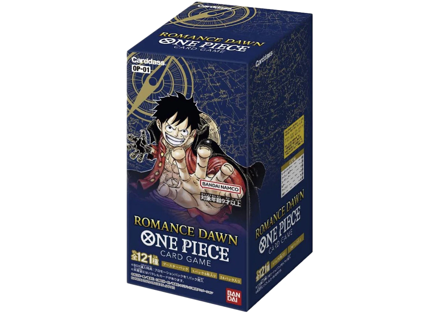 Bandai One Piece Card Game Romance Dawn Carddass Booster Box (OP-01) ( Japanese) - US Bandai One Piece Card Game Romance Dawn Carddass Booster Box (OP-01) ( Japanese) - US