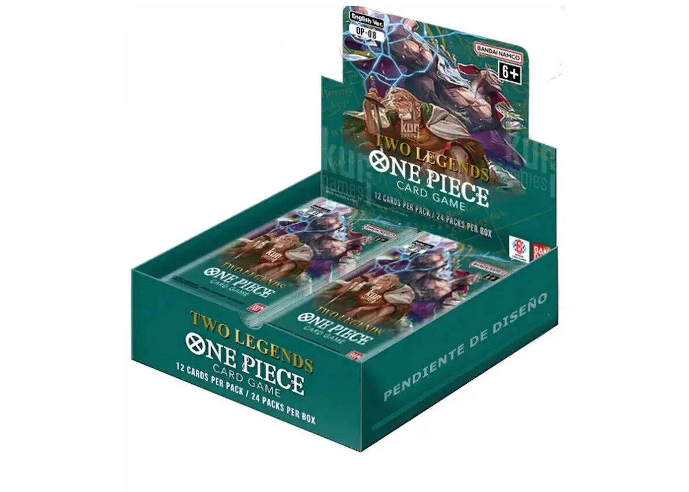 Bandai One Piece Card Game Two Legends Booster Box (OP-08 English) - US Bandai One Piece Card Game Two Legends Booster Box (OP-08 English) - US