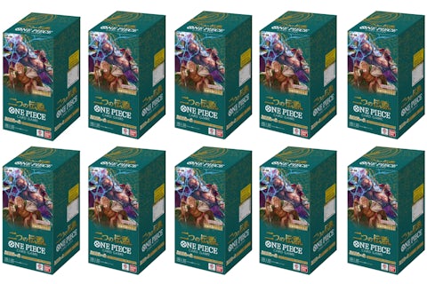Bandai One Piece Card Game Two Legends Booster Box (OP-08 Japanese) 10x Lot - US Bandai One Piece Card Game Two Legends Booster Box (OP-08 Japanese) 10x Lot - US
