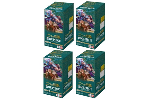Bandai One Piece Card Game Two Legends Booster Box (OP-08 Japanese) 4x Lot - US Bandai One Piece Card Game Two Legends Booster Box (OP-08 Japanese) 4x Lot - US