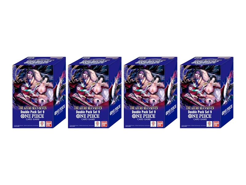 ONE PIECE Character Piece Pack 全種セット Bandai One Piece Double Pack Set 9 (DP-09) Booster Pack 4x Lot - US