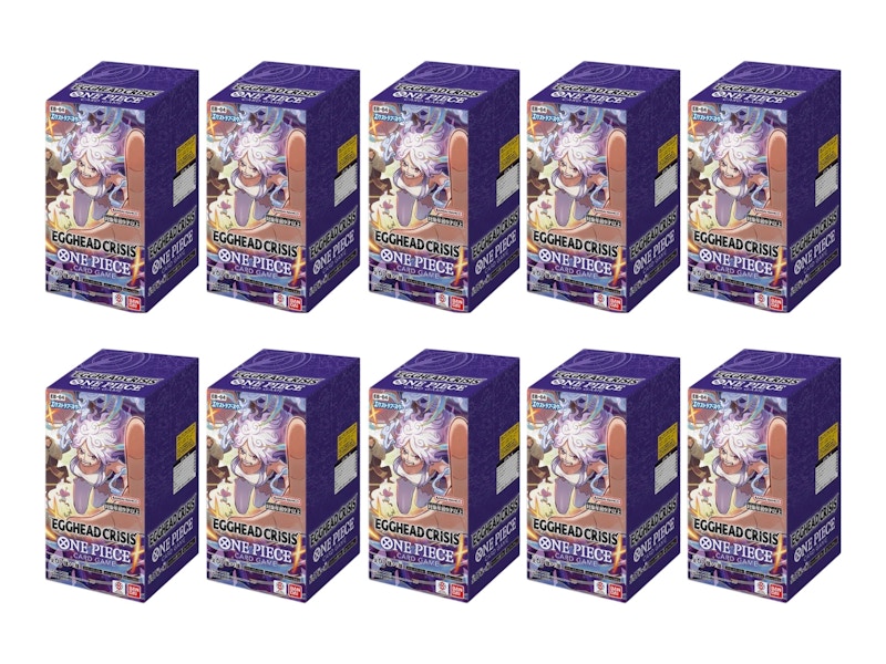 Bandai One Piece EGGHEAD CRISIS (EB-04) Extra Booster 10x Lot - US