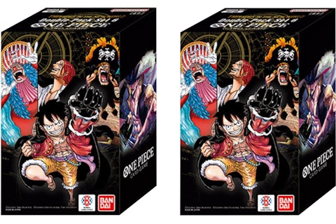 Bandai One Piece Emperors in the New World (OP09) Double Pack 4x Lot - US Bandai One Piece Emperors in the New World (OP09) Double Pack 4x Lot - US