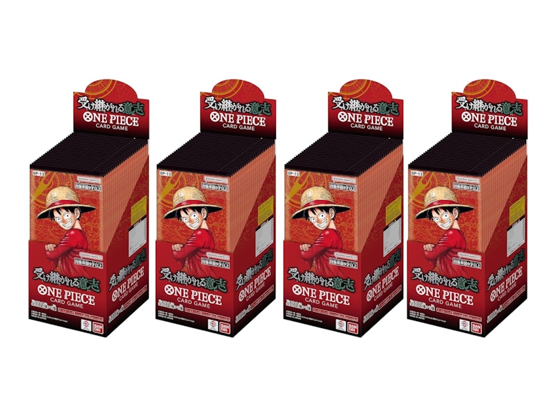 Bandai One Piece Inherited Will (OP-13) Booster Box 4x Lot
