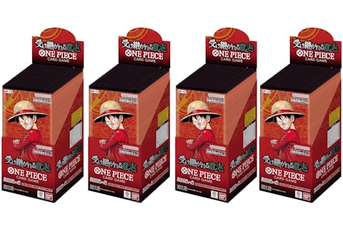 Bandai One Piece Inherited Will (OP-13) Booster Box 4x Lot (Japanese) - US Bandai One Piece Inherited Will (OP-13) Booster Box 4x Lot (Japanese) - US