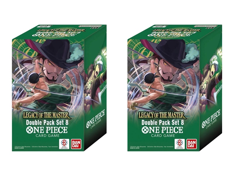 Bandai One Piece Legacy of the Master (OP12) Double Pack Set 8 Booster Box  2x Lot - US