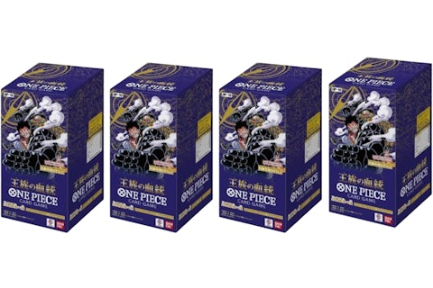 Bandai One Piece Royal Blood (OP10) Booster Box 4x Lot - US Bandai One Piece Royal Blood (OP10) Booster Box 4x Lot - US