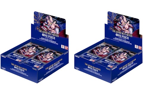 Bandai One Piece The Azure Sea's Seven (OP14-EB04) Booster Box 2x Lot - US Bandai One Piece The Azure Sea's Seven (OP14-EB04) Booster Box 2x Lot - US