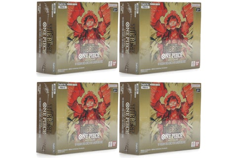 Bandai One Piece The Best Premium Booster Box PRB-01 4x Lot - US Bandai One Piece The Best Premium Booster Box PRB-01 4x Lot - US