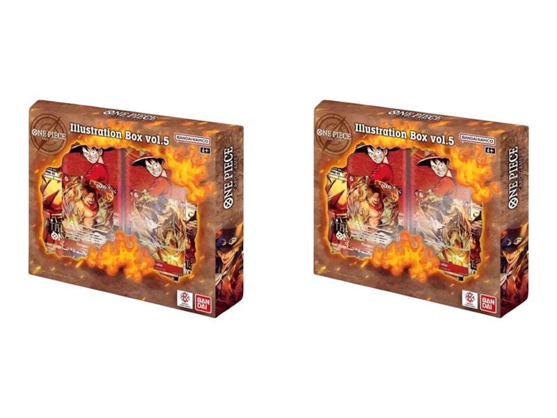 Bandai One Piece Vol 5. (OP-PR) Ilustration Box 2x Lot - US