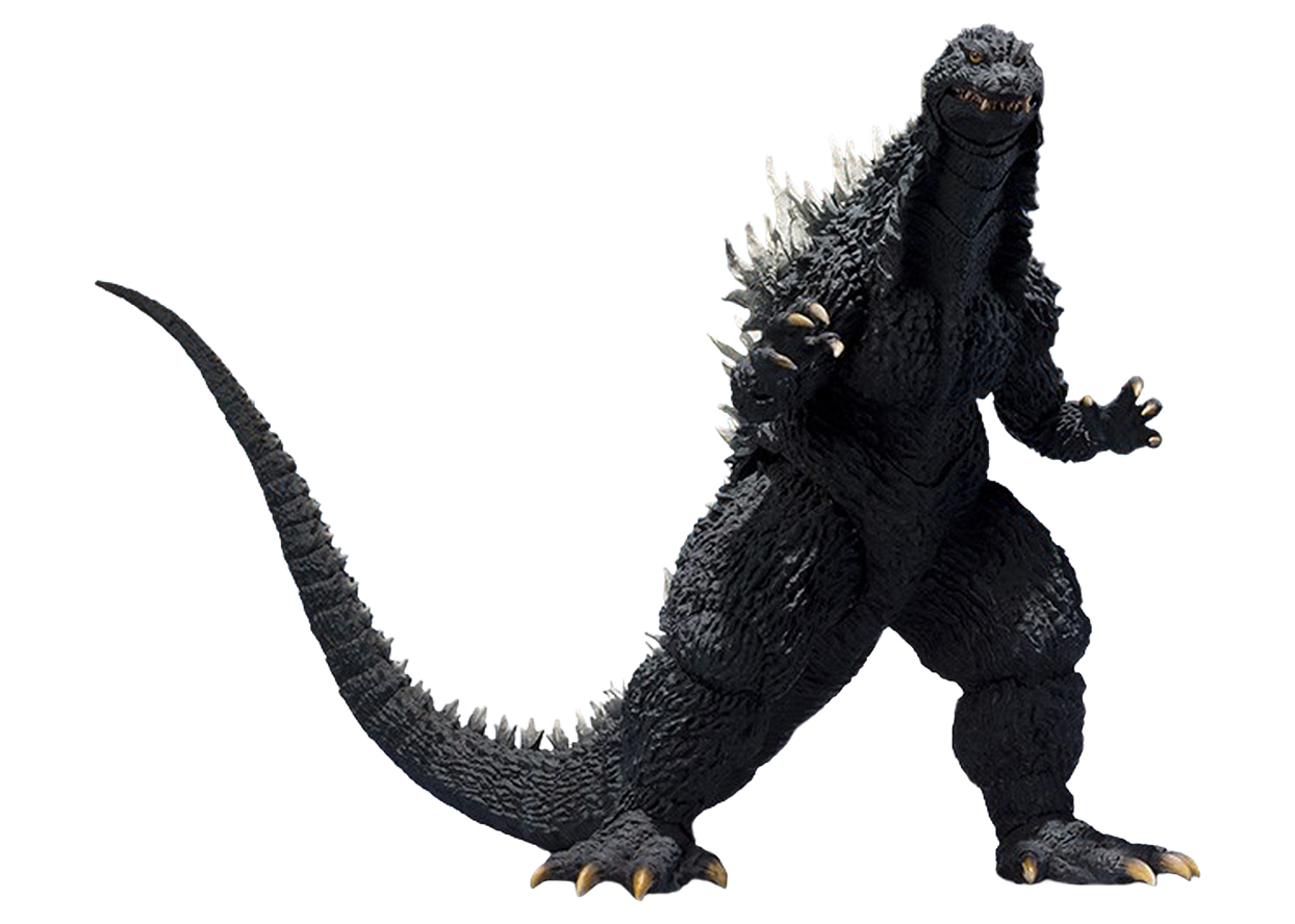 Bandai S.H. MonsterArts Godzilla 2002 Action Figure Gray - US