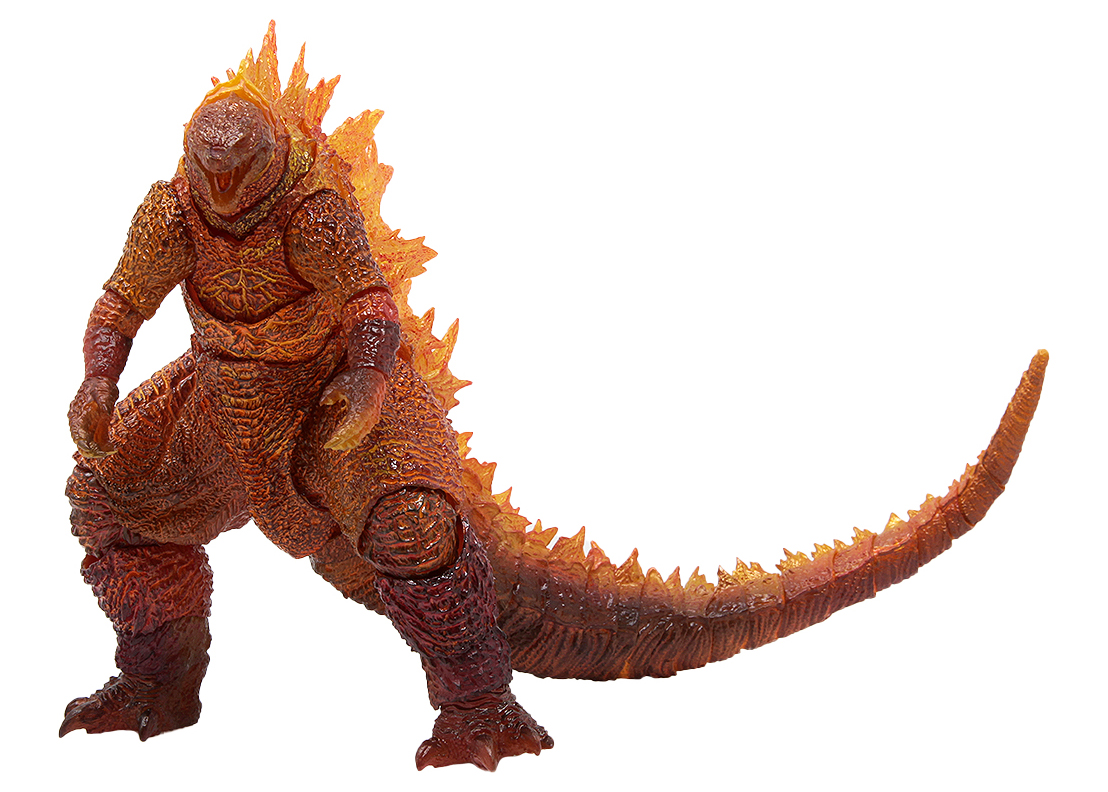 Bandai S.H. MonsterArts Godzilla King Of The Monsters 2019 Burning Godzilla  Action Figure Orange