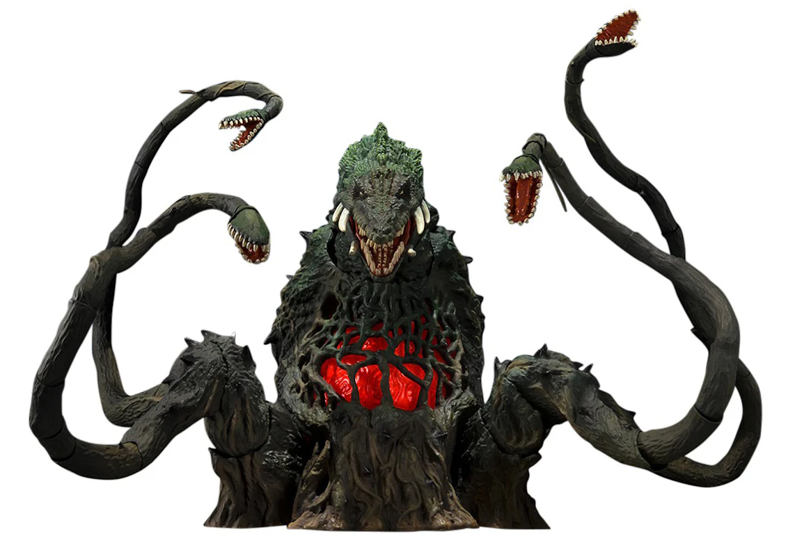 Bandai S.H. MonsterArts Godzilla Vs. Biollante Biollante Special Color Version Action Figure Gray