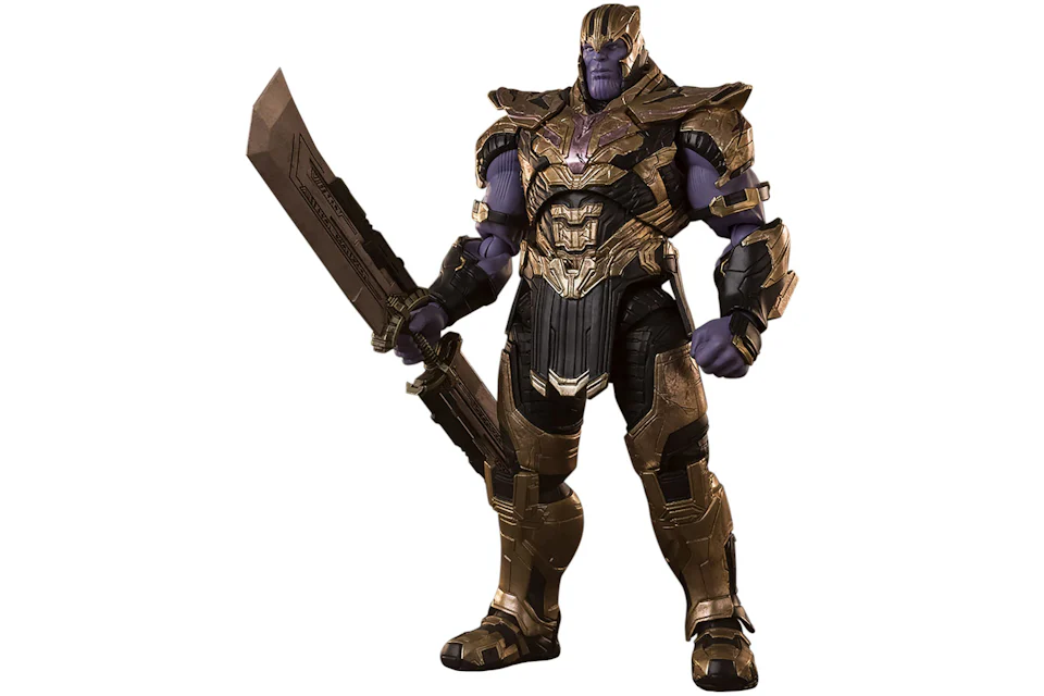 Bandai S.H.Figuarts Avengers Endgame Thanos Final Battle Edition Action Figure Gold