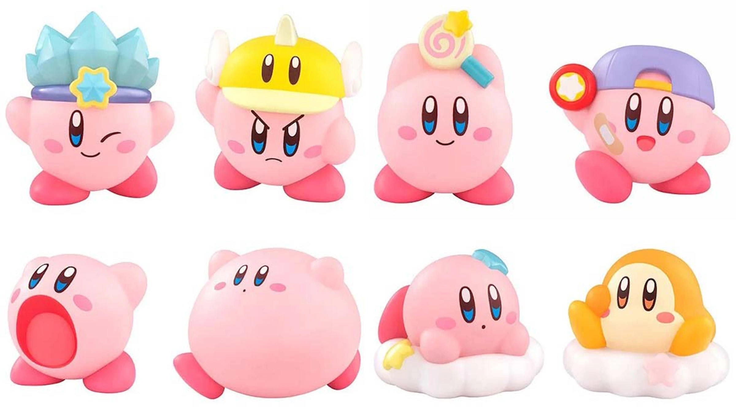 Bandai Shokugan Kirby'S Dream Land Kirby Friends Vol 2 Set of 12 Figures  Pink - GB
