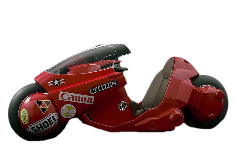 Bandai Soul Of Popinica Akira Project BM! Kaneda's Bike Revival Version  Action Figure Red