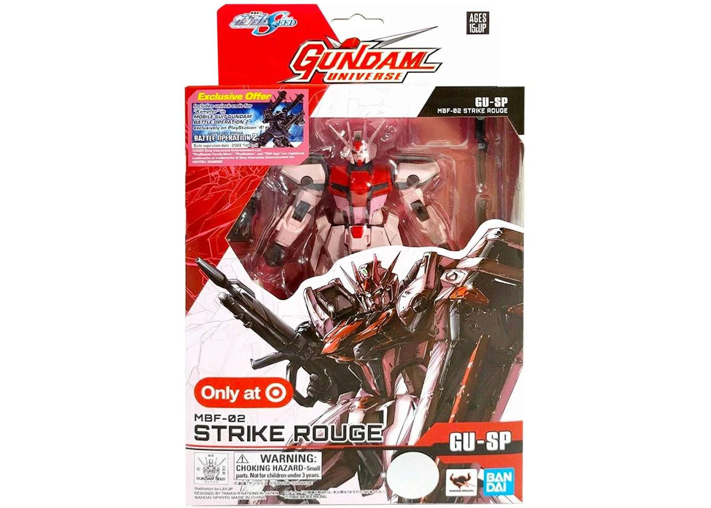 Bandai Spirits Gundam Gundam Universe MBF-02 Strike Rouge Target ...
