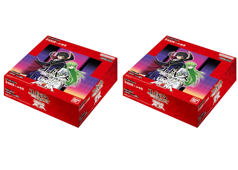 Bandai Union Arena Code Geass Lelouch Of The Rebellion Booster Box  (Japanese) 2x Lot